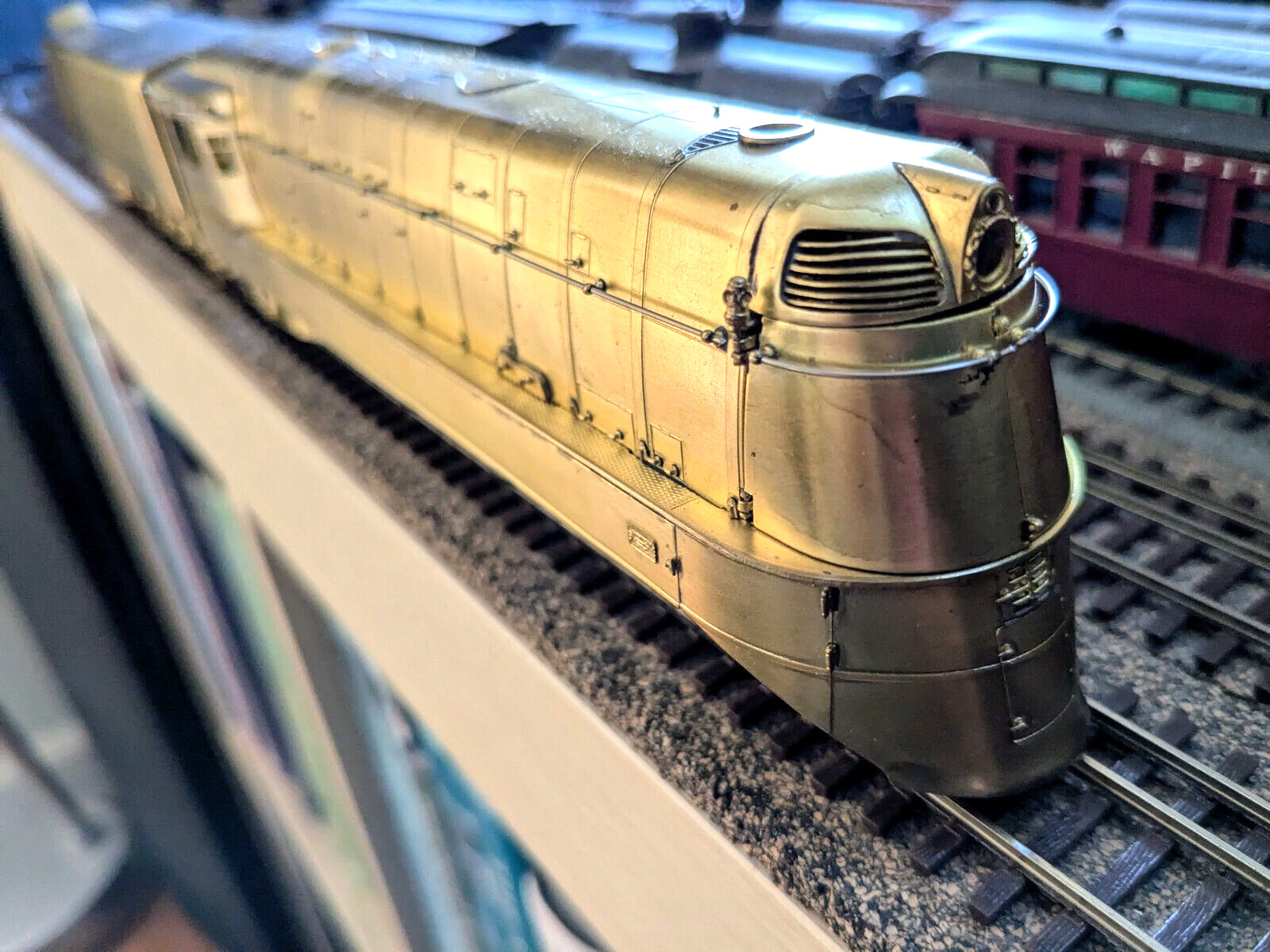 **1 OF 100! OVERLAND BRASS MILW RD CLASS A 4-4-2 #3-4 MODERNIZED HO *”RUNS G@@D!