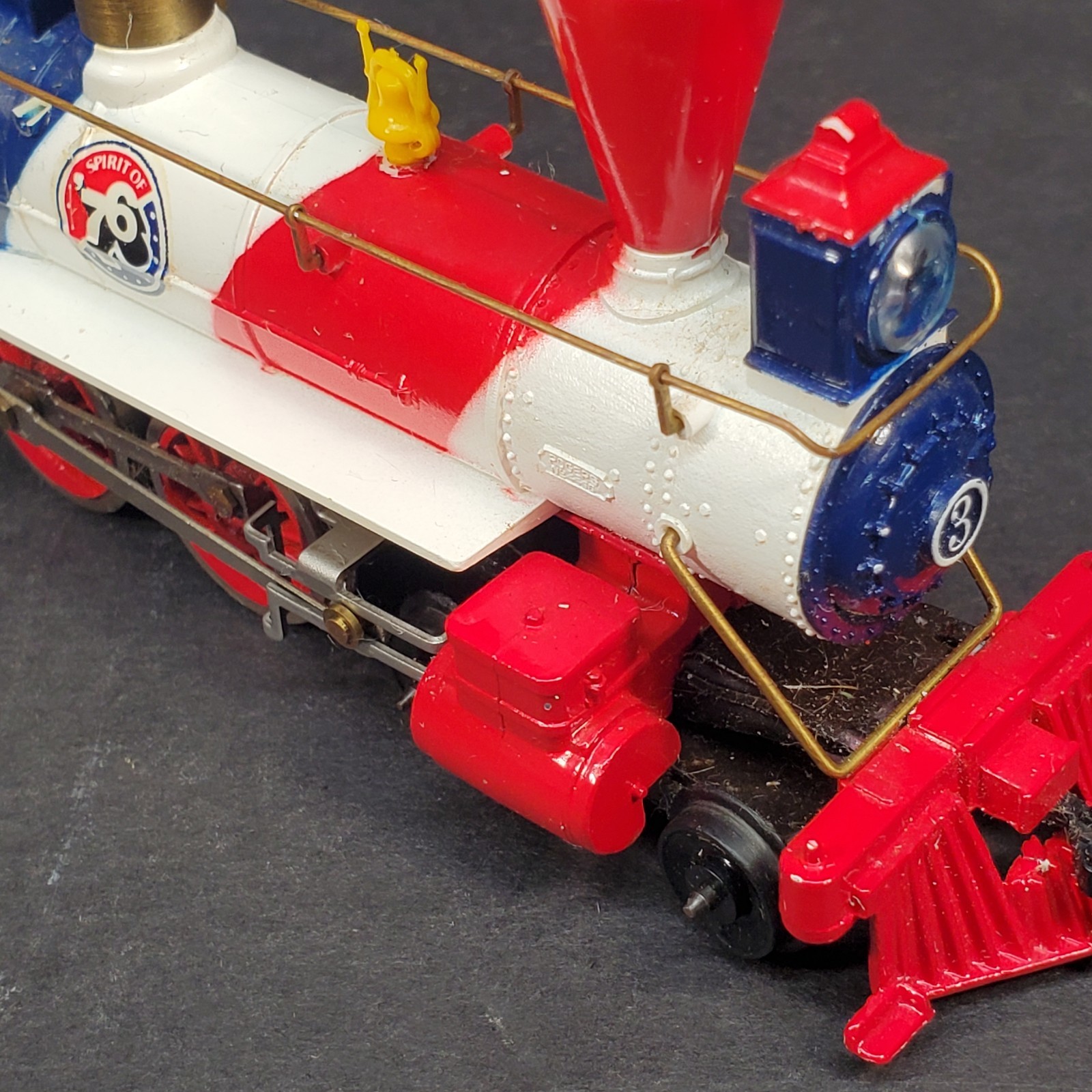Tyco HO Scale 4-6-0 Spirit of America 1776 Steam Engine Tender #247 Original Box