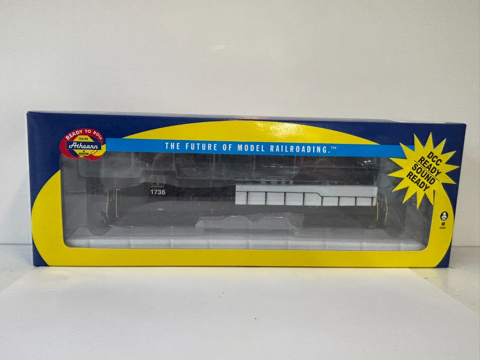 Retired – Athearn Norfolk and Western engine (1736) DCC sound ready – NEW in BOX