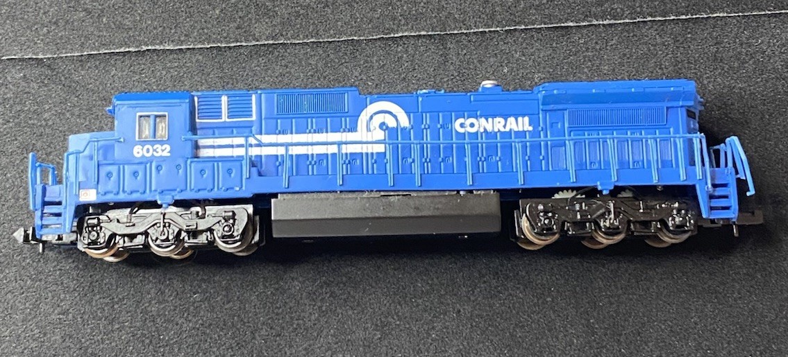 Bachmann Spectrum N Scale Conrail Blue Diesel Locomotive 6032 Dash8-40C Tested