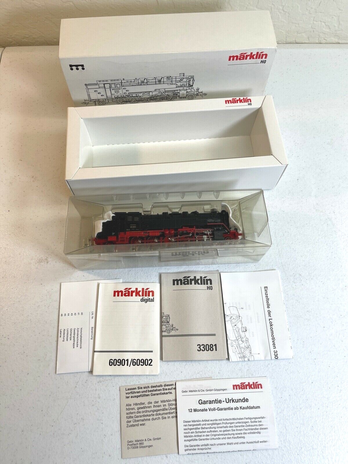 Marklin 33081 BR 85 2-10-2 DR DELTA and Digital Systems Steam Locomotive HO