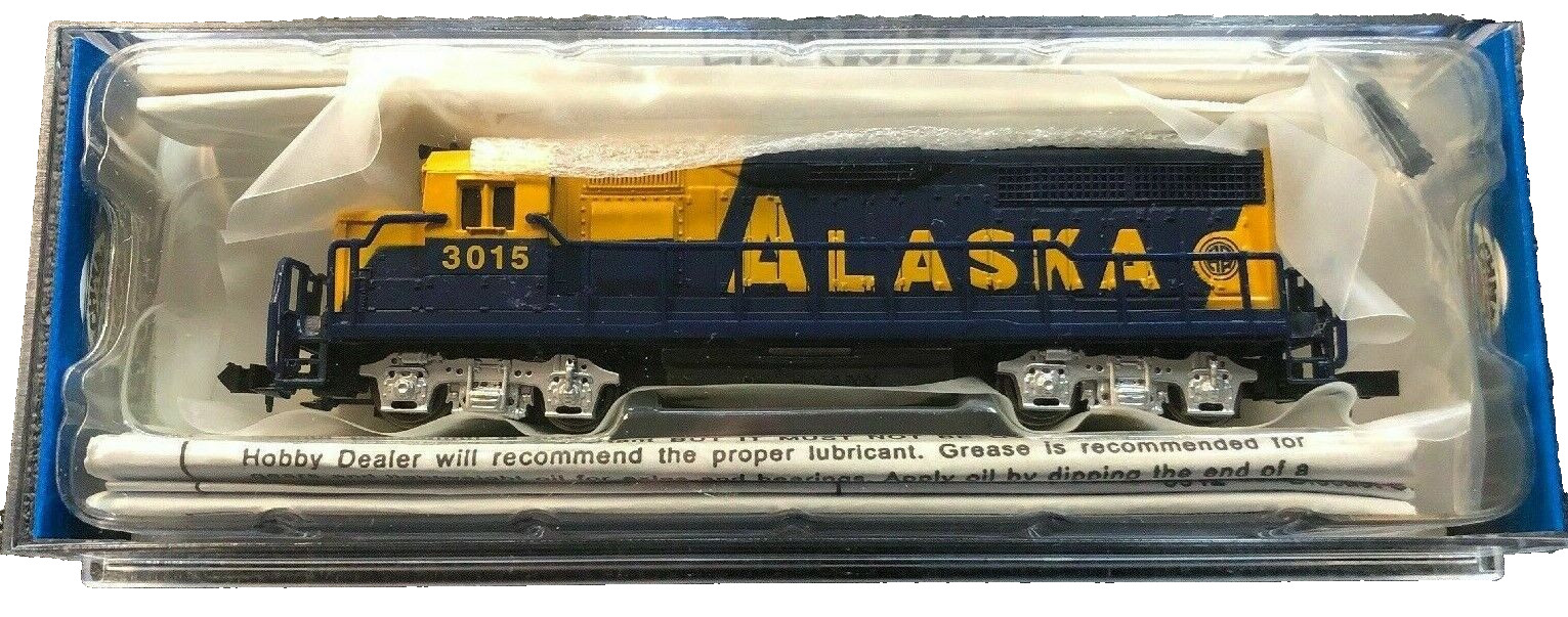 N Bachmann 63598 Alaska RR EMD GP40 Diesel Loco #3015 (Tested) Rapido cplrs NIB