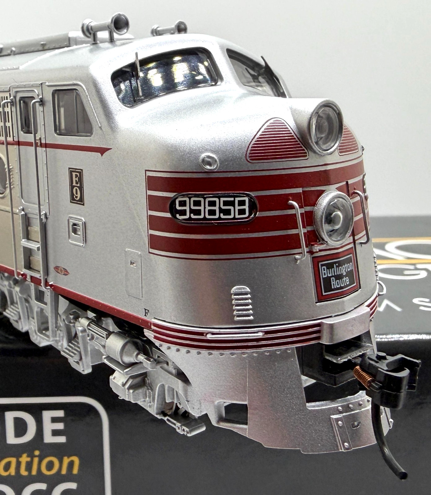 HO BROADWAY LIMITED 5430 E9A BURLINGTON CB&Q # 9985-B DCC SOUND PARAGON3