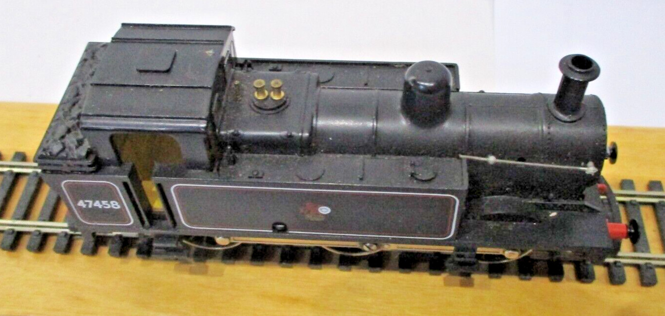 Hornby R058 BR Jinty Locomotive 47458 Class 3F 0-6-0T OO Gauge Used VGC