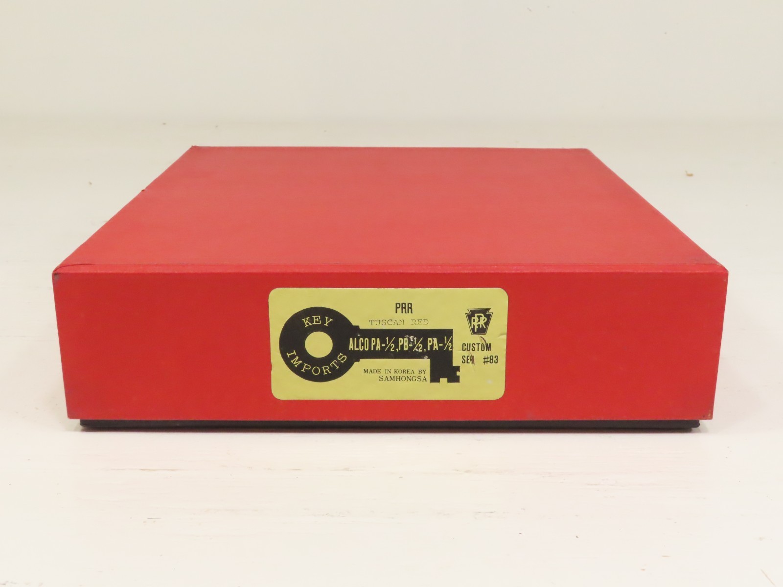 Key Imports HO Brass PRR Alco PA-1/2 3-Unit Set Tuscan Red #83 RARE NIB 12811