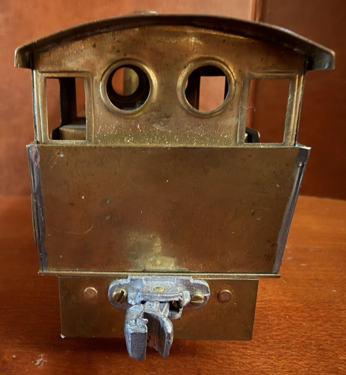 3 Antique Train Locomotive Engines -Hafner Cast Iron – Japan Nickle Plate – Desk
