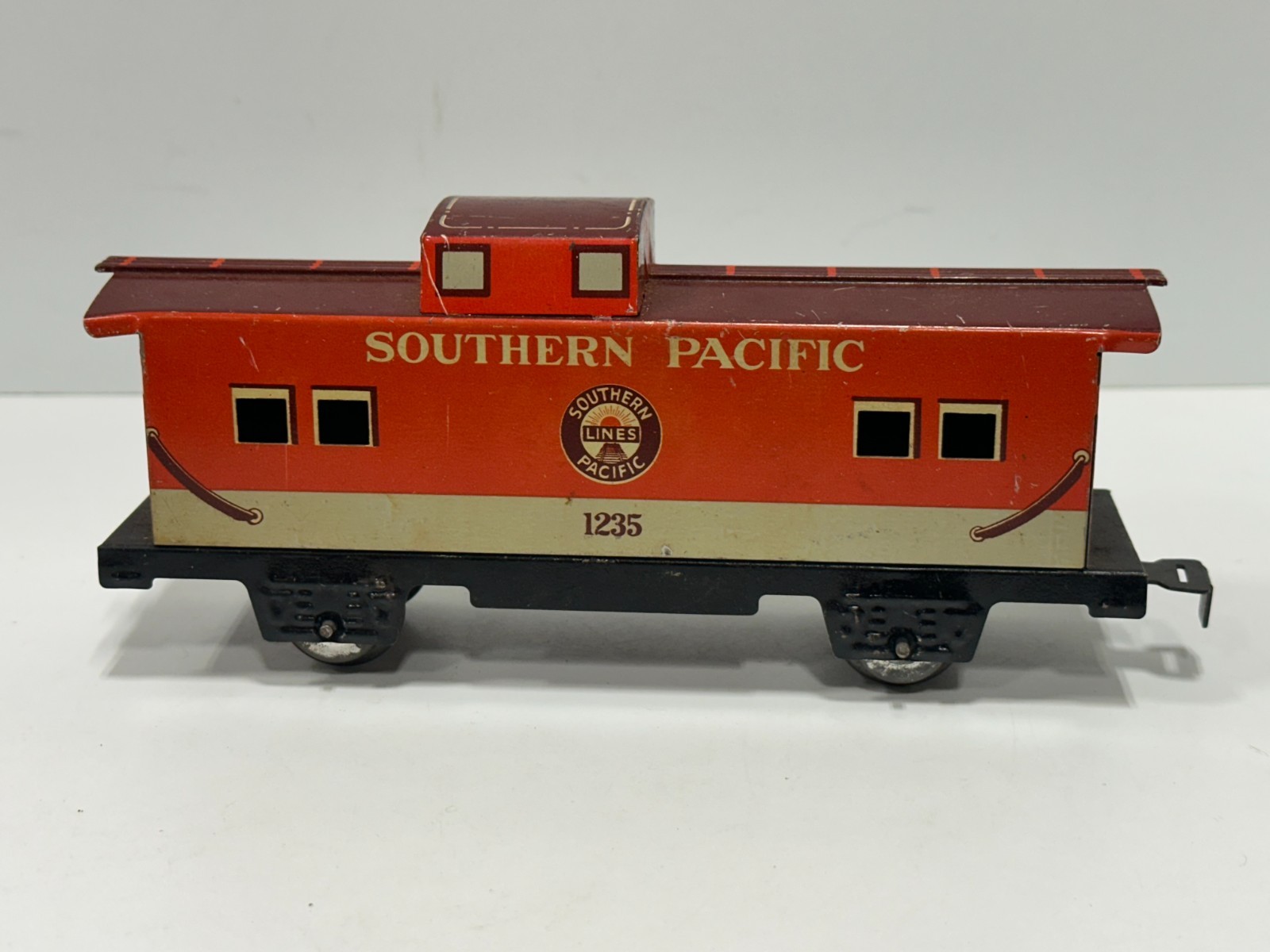 Vintage Marx Southern Pacific 1235 CABOOSE collectible toy o scale