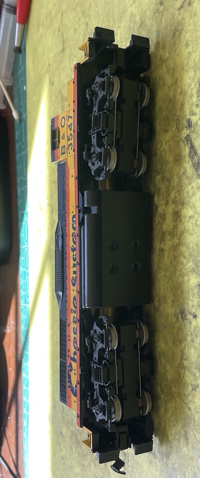 Athearn Chessie System B&O #3547 GP35 Mashima Locomotive Engine Serviced Lot A84