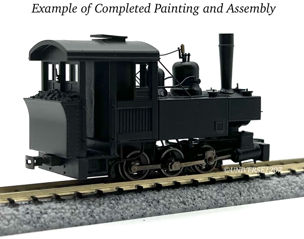 HOn2-1/2/HOn30/HOe Imon 0-6-0 Porter Steam Locomotive Senpoku #3 Kit H0e Engine