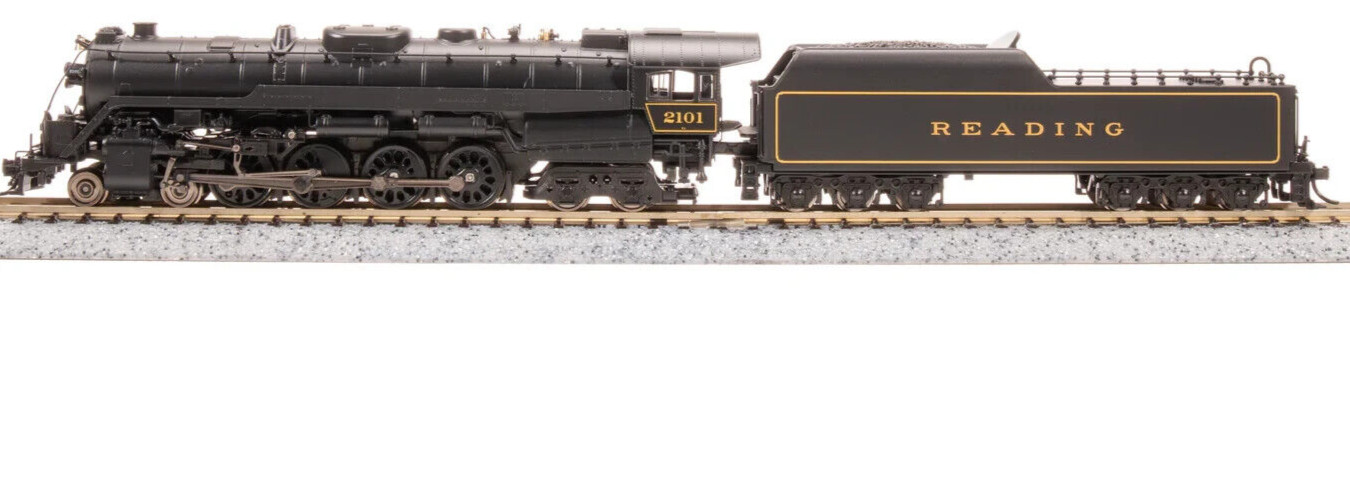 BROADWAY LIMITED 7401 N SCALE READING T1 4-8-4 IN SVCE 2108 PARAGON4 SOUND SMOKE