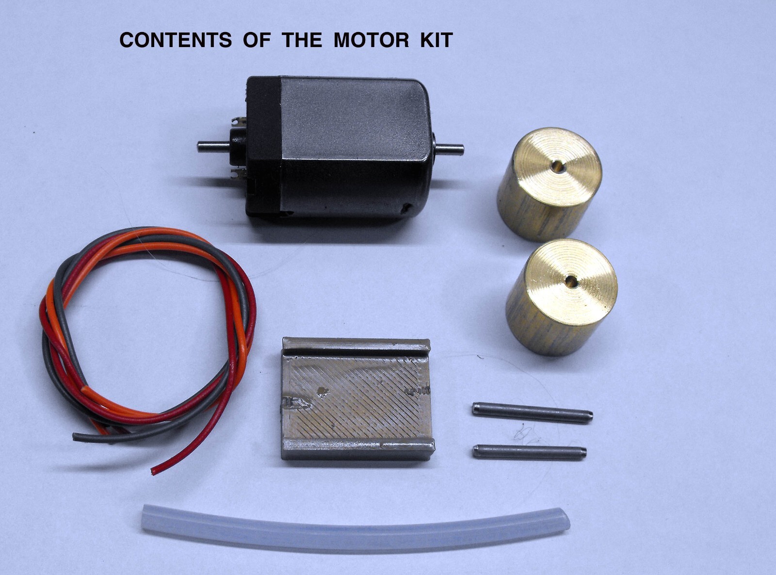 BRASS HO SCALE DIESEL or ELECTRIC DUAL SHAFT DUAL FLYWHEEL CAN MOTOR REPOWER KIT