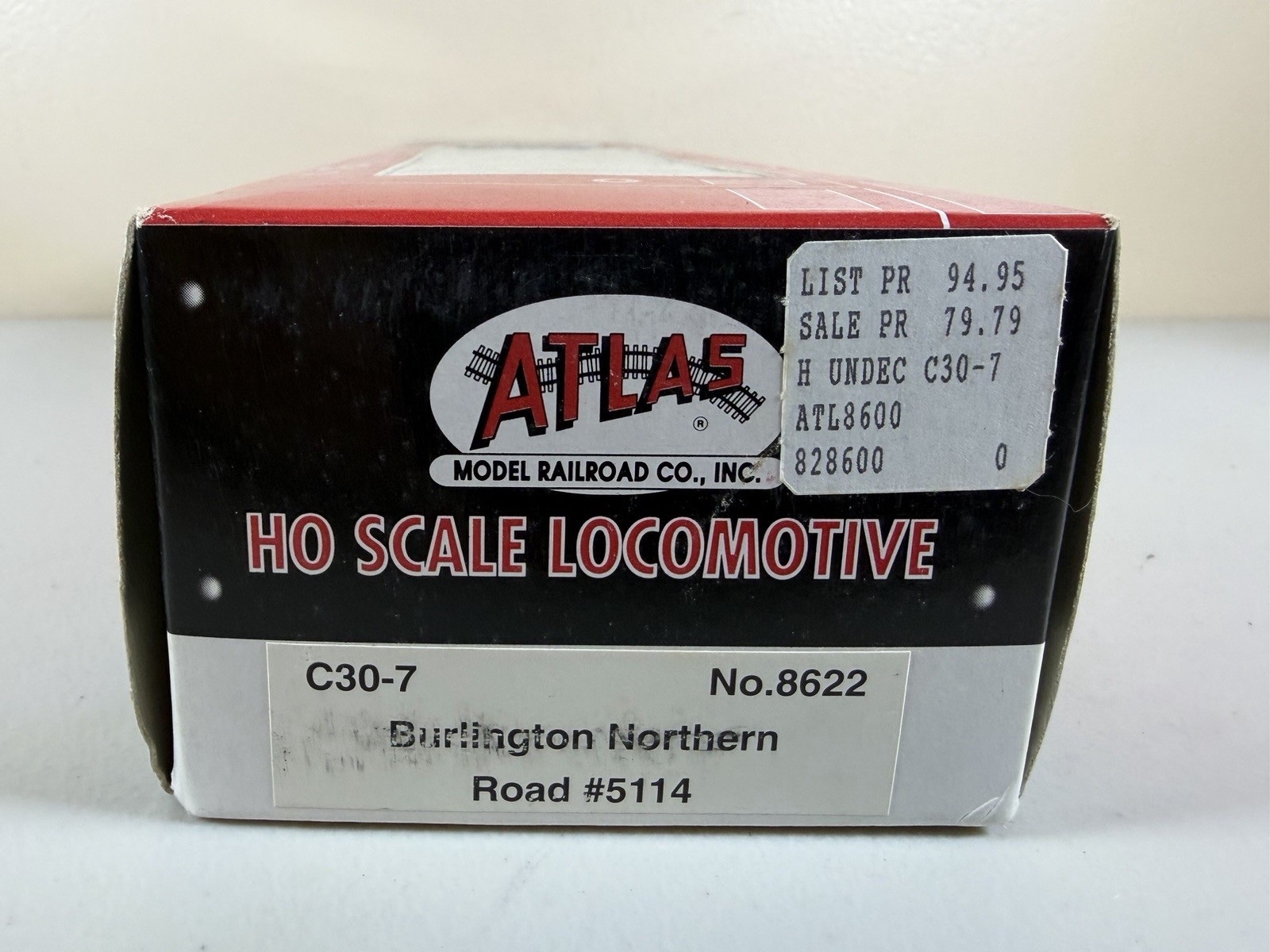 HO Atlas Burlington Northern C30-7 #5114