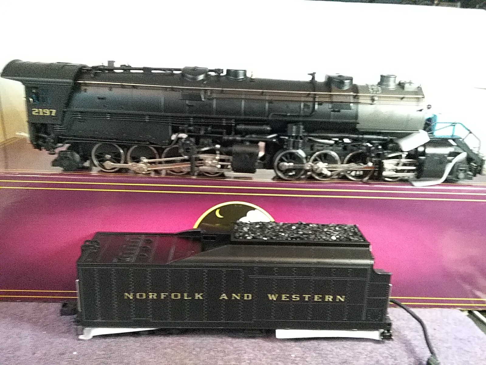 MTH MT-3009L Norfolk & Western Y6b No.2197 2-8-8-2 Mallet P