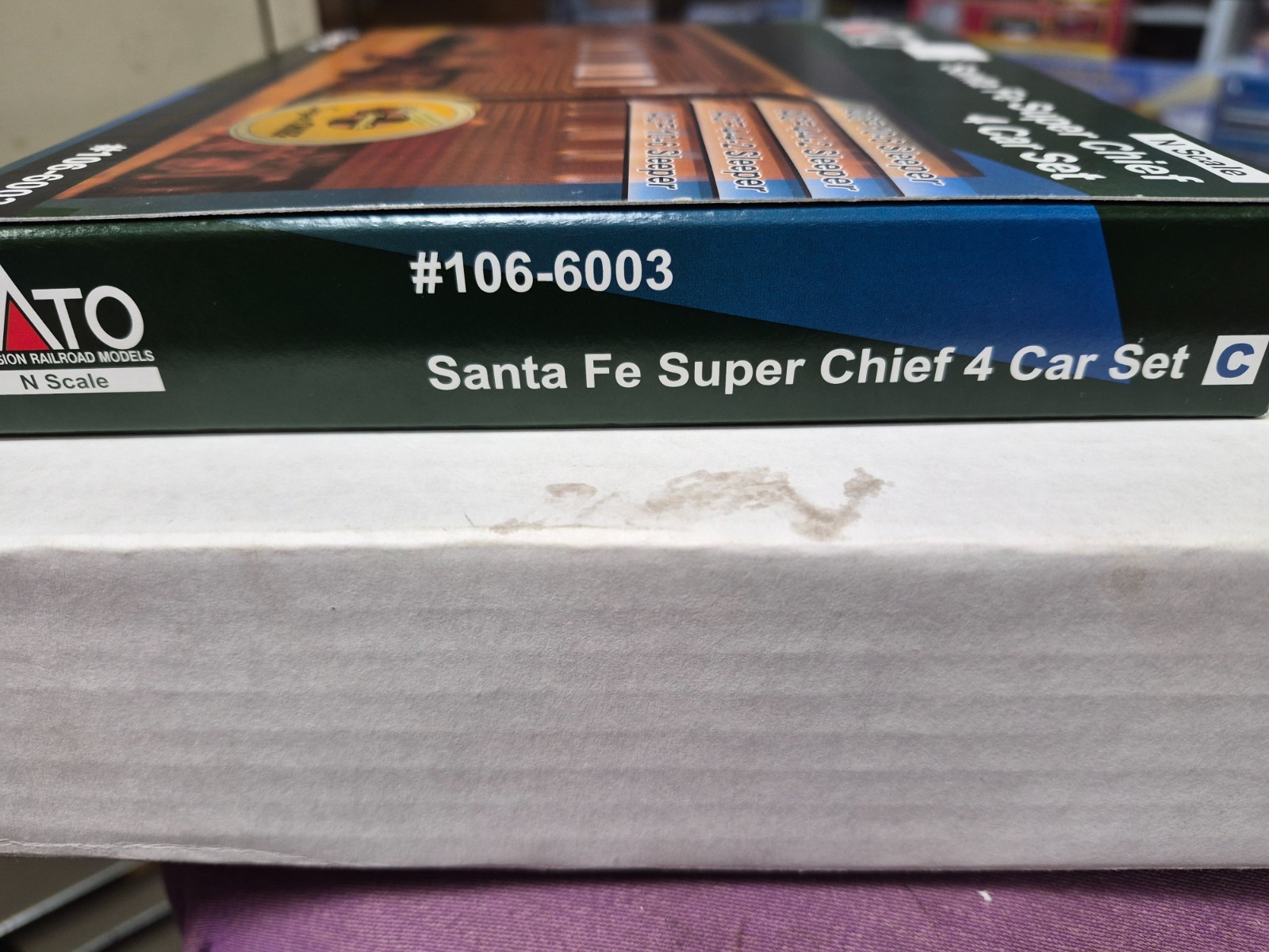 KATO 106-6003 SANTA FE N SCALE 4 CAR STREAMLINED SLEEPER SET C NEW