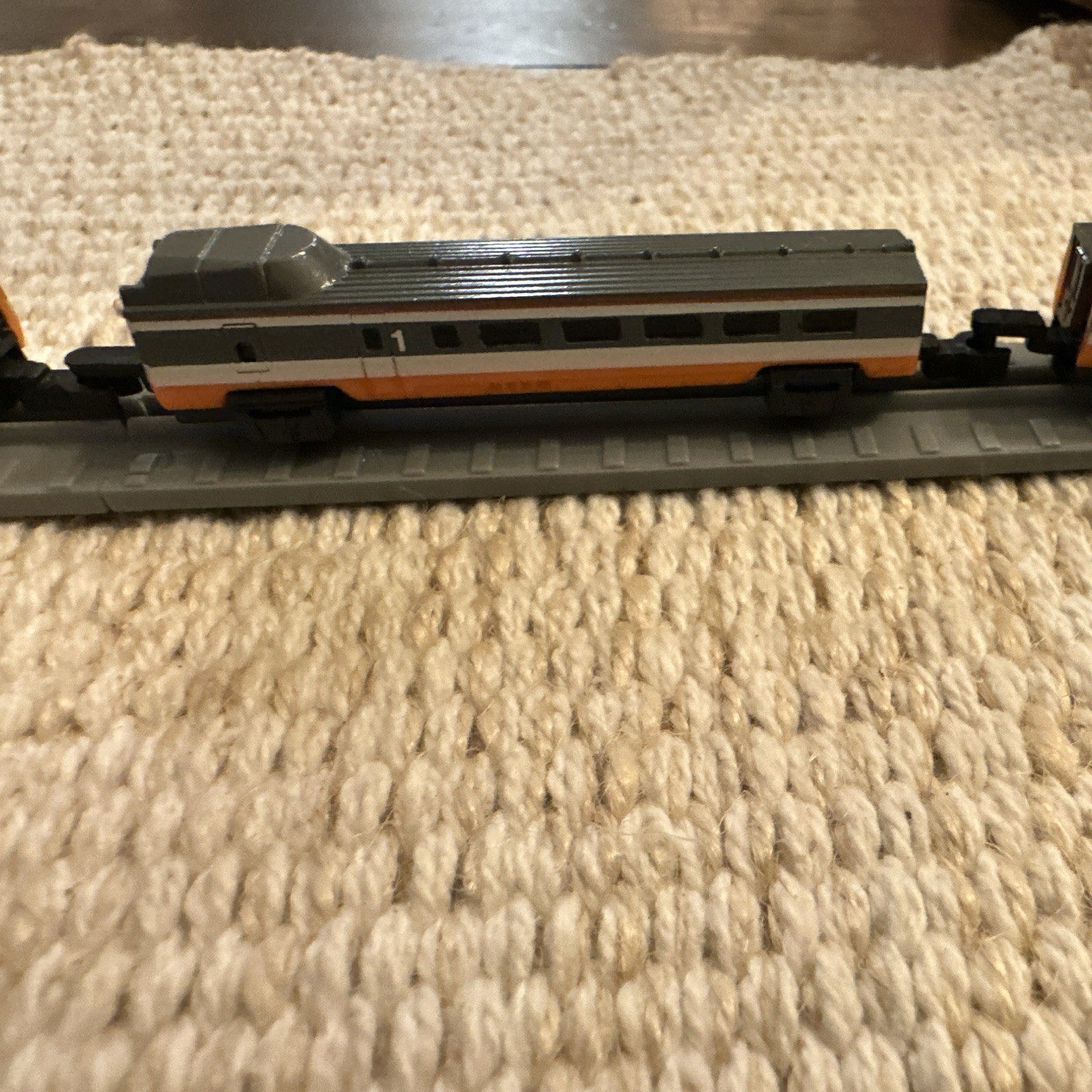 Micro Machines by Galoob, High-Speed Bullet Train with 12 piece Track.
