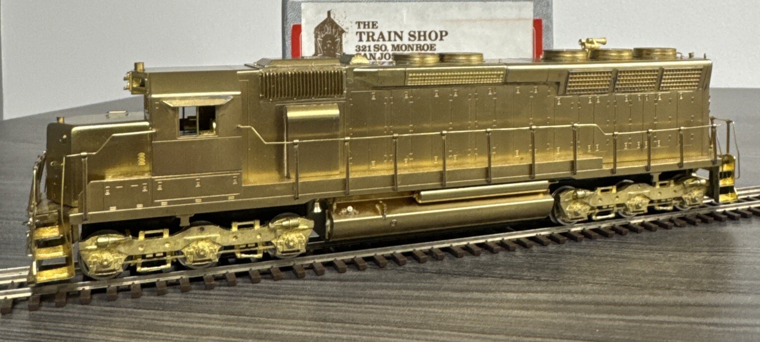 The Train Shop HO Brass SD-45 STD. Diesel Locomotive – Unpainted, Tested & NOS!