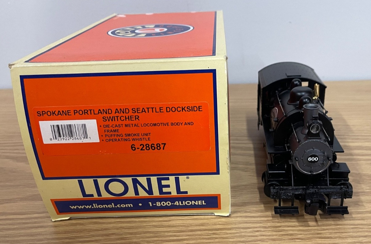 Lionel 6-28687 Spokane Portland Seattle 0-6-0 Dockside Locomotive O Gauge Train