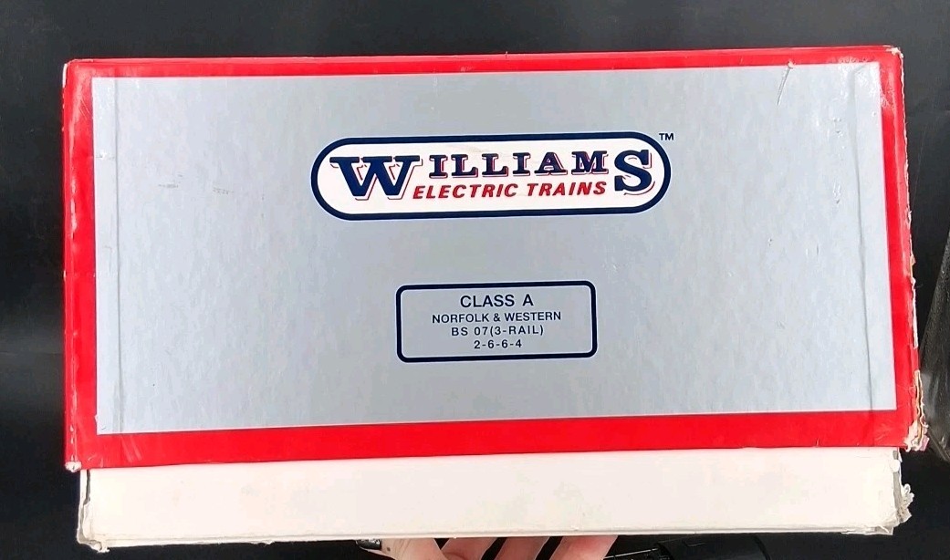 Williams Class A BS-07 N&W 3-Rail 2-6-6-4 Locomotive & Tender Limited Ed. TESTED