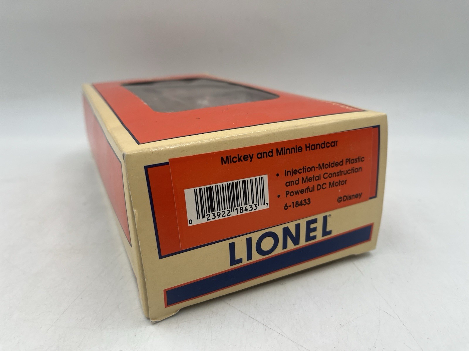 O Gauge Lionel 6-18433 Mickey Minnie Mouse Disney Christmas Handcar