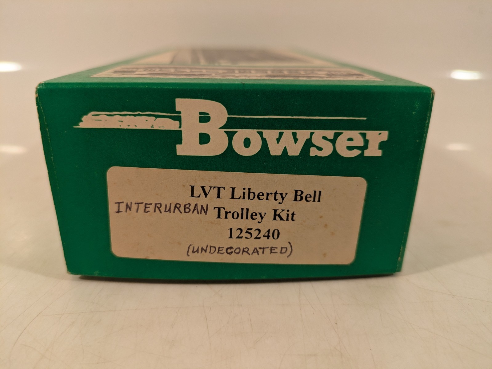 HO LVT Liberty Bell Interurban Trolley Kit (METAL) DC NIB NOS #125240