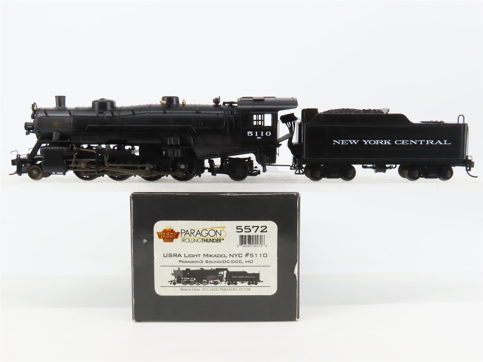 HO Scale Broadway Limited BLI 5572 NYC 2-8-2 Light Mikado Steam #5110 – Paragon3