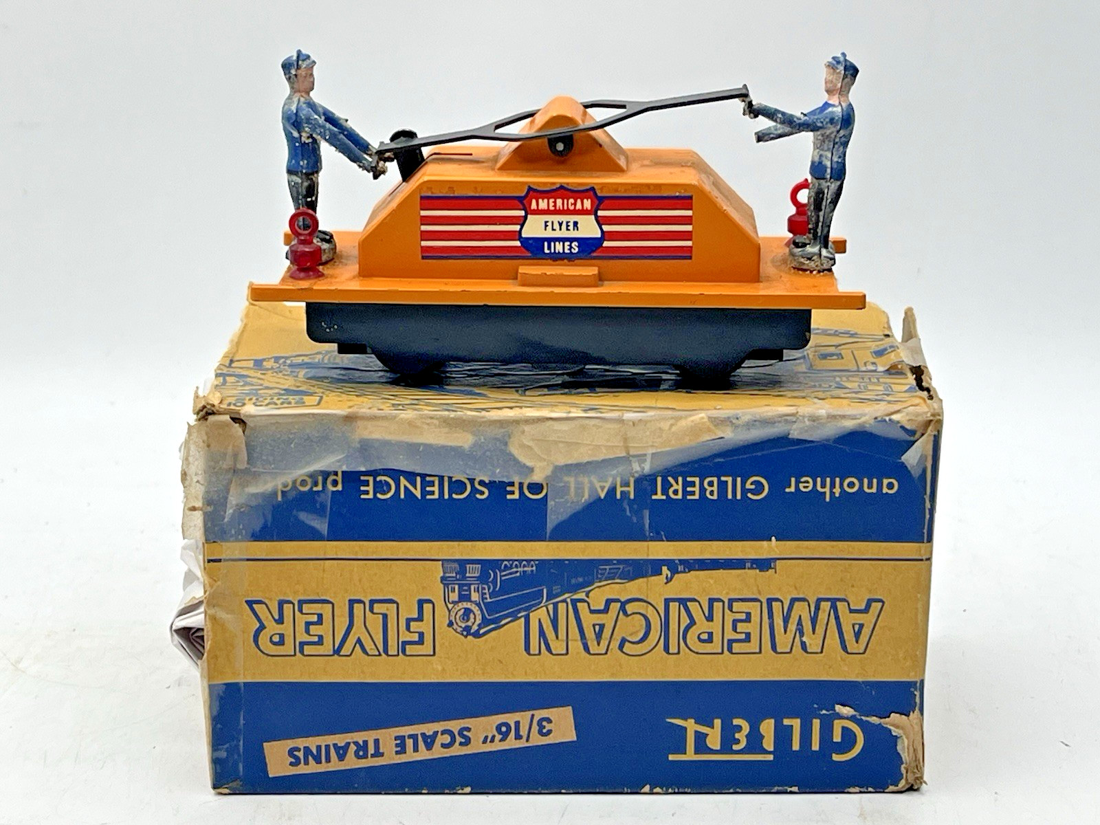 Gilbert American Flyer S Gauge 740 Handcar With Original Box – Runs