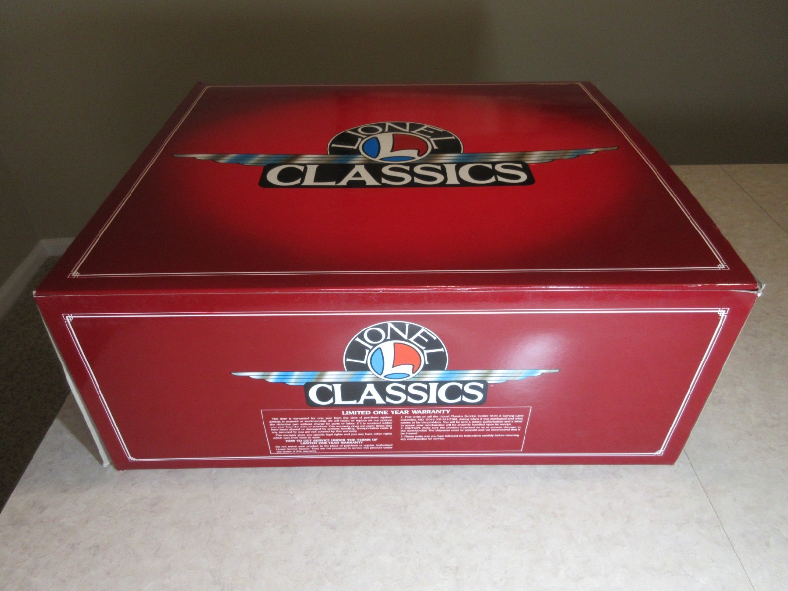 Lionel Classics 6-13101. 1-384E. 2-4-0 Locomotive & Tender. Standard Gauge. New.