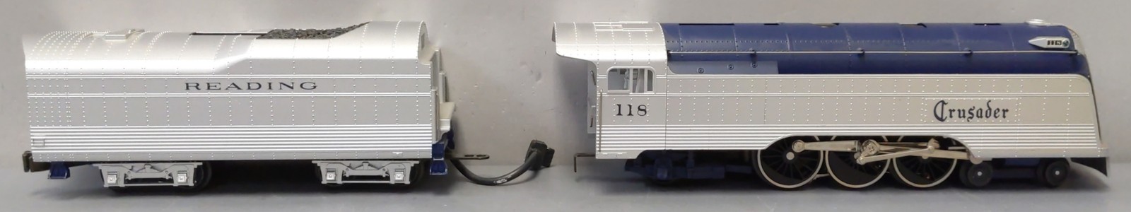 MTH 30-1152-1 O Reading 4-6-2 Crusader Steam Locomotive & Tender #118 w/PS1 NIB