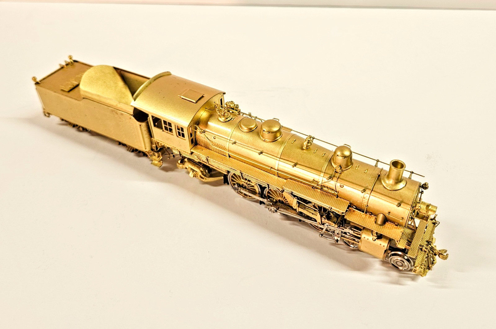 Chicago & North Western Class E 4-6-2, Nickel Plate Brass Steam Loco, HO Scale