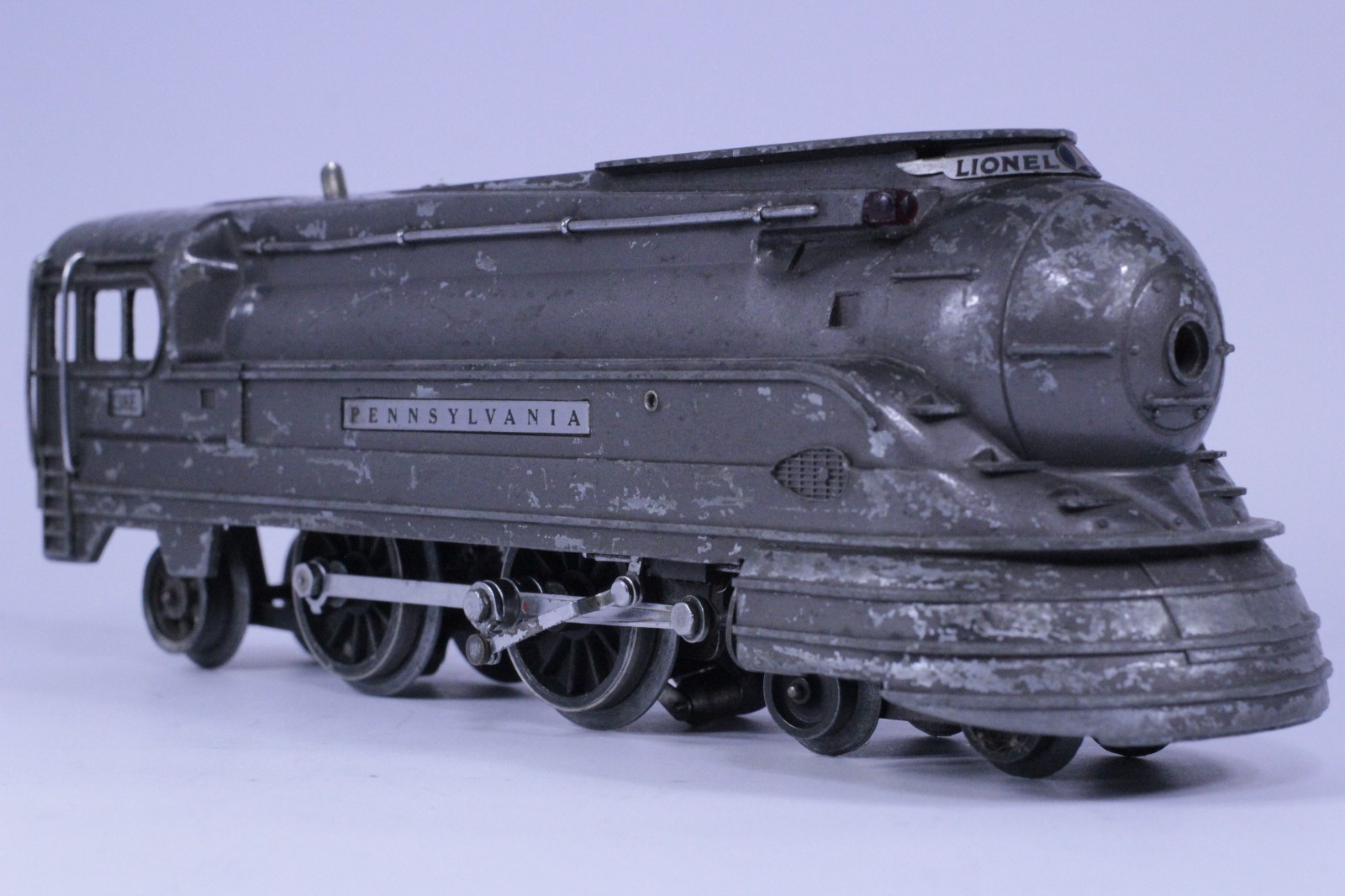 Lionel O Gauge Pennsylvania PRR #238E 4-4-2 AC Powered Graphite Steam Locomotive